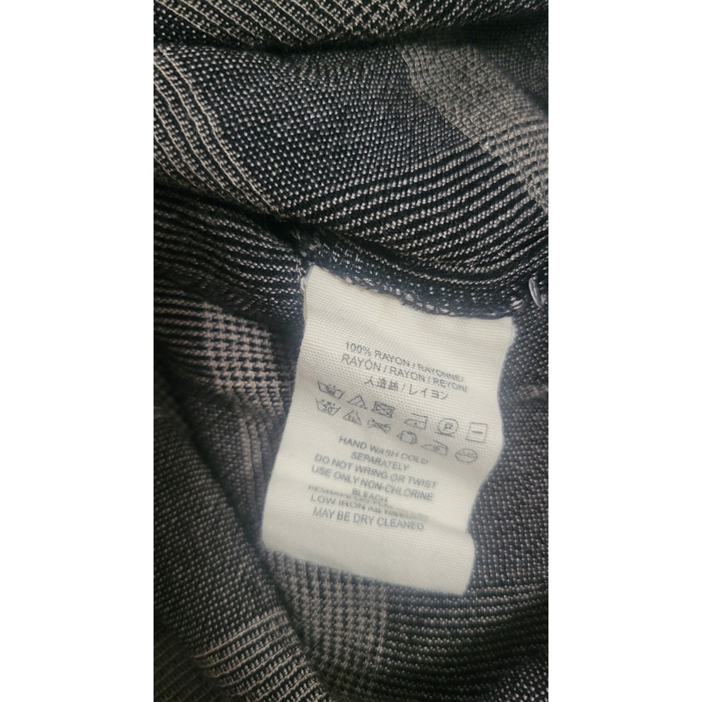 Free People Plaid Shirt Button down W/Pockets Oversized Size Small - Picture 6 of 8